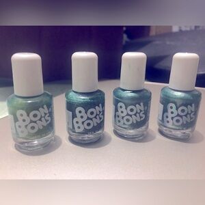 *SOLD*FREE WITH PURCHASE* (4) Tiny Sage Green 4ml BonBons Nailpolishes